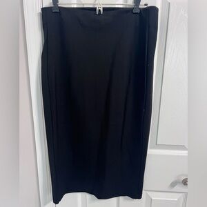 Vince Camuto Black Ribbed Pencil Skirt, Size M